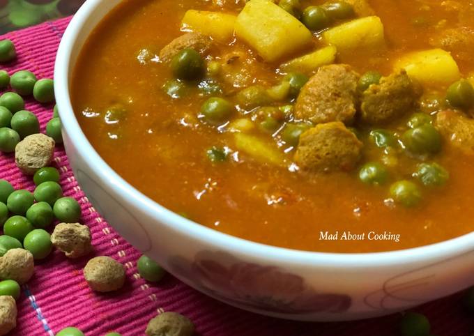 Simple Way to Make Favorite Nuterla Pea Potato Curry – No Onion No Garlic