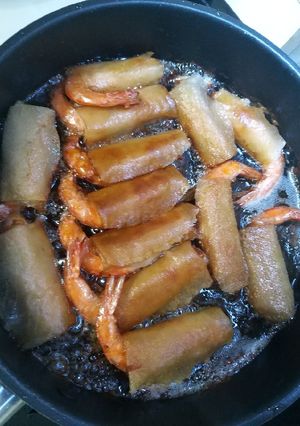 Hình của món Chả Ram tôm.