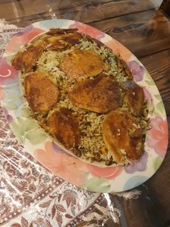 عکسی از دستور لوبیا چشم بلبلی پلو