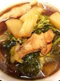 Chicken Drumstick Mixed Vegetable Stew (Tom Jab Chai)