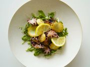 A picture of octopus olive oil