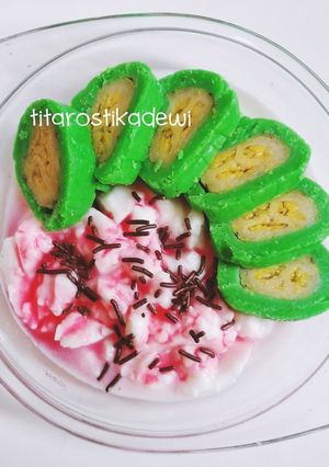 Foto resep Es Pisang Ijo