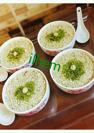 صورة لوصفة محلبية (ارز بالحليب)