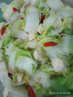 Foto resep Tumis Sawi Putih Tahu Super Praktis