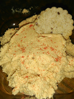 Una foto de Hummus de garbanzos 😋(sin tahini)