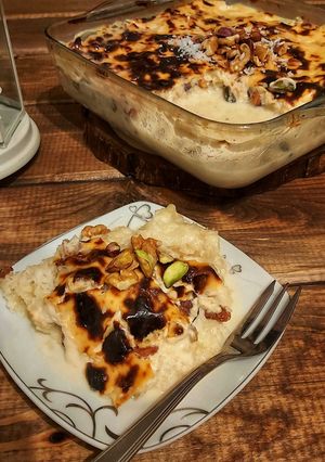 A picture of Umm Ali - Egyptian Dessert.