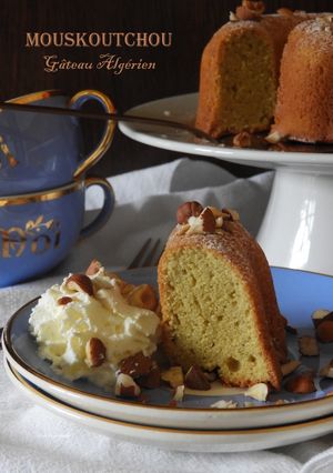 Une photo de Mouskoutchou, gâteau traditionnel algérien