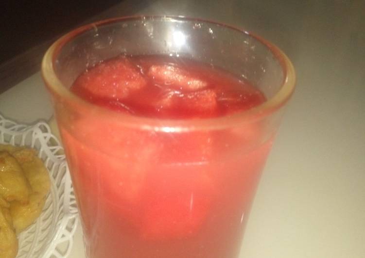 How to Make Super Quick Homemade Water melon juice