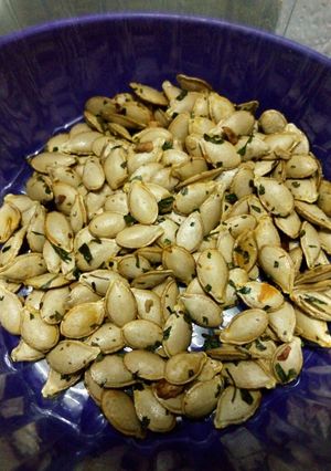 Una foto de Snack: semillas de zapallo