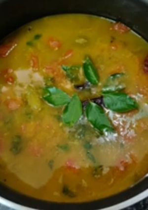 A picture of Green Moong Dal Curry.