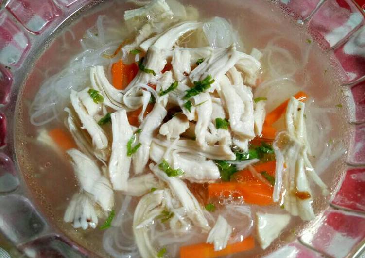 Resep Sop ayam kuah bening bumbu praktis, Enak Banget