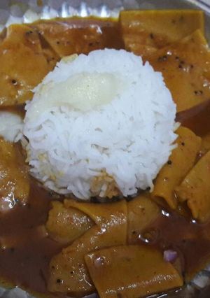 A picture of Dal dhokali.