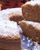 Torta de avena y coco
