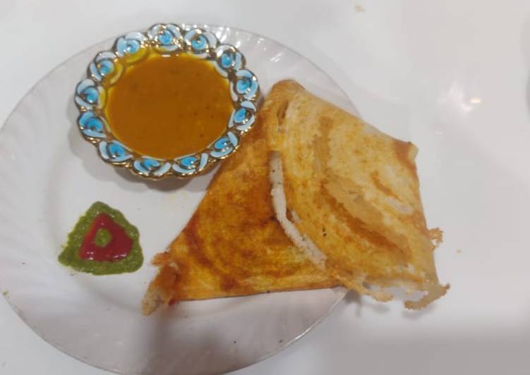 Steps to Prepare Any-night-of-the-week Butter Masala Dosa