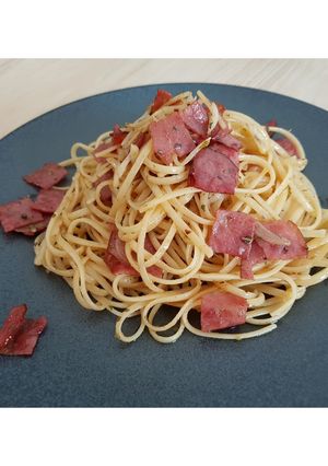 Foto resep Aglio Olio Pasta