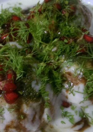A picture of Instant dahi vada.