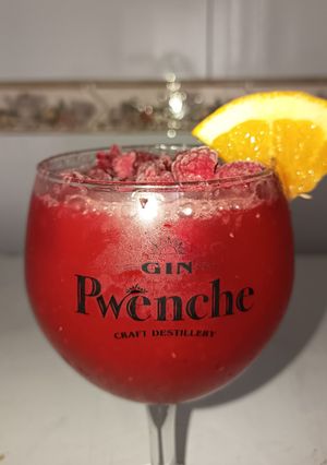 Una foto de EL ESPECIAL DE BONNIE (GIN + FRAMBUESA)