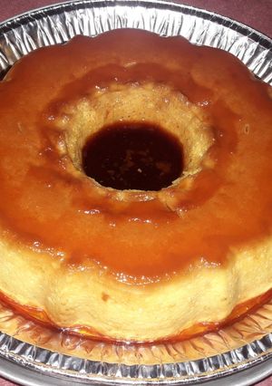 Una foto de Flan