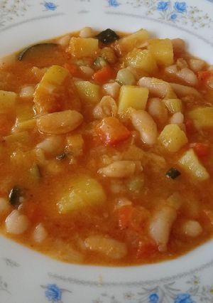 Una foto de Alubias vegetales