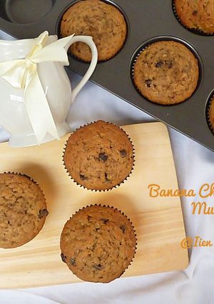 Foto resep Banana Choco Chips Muffin