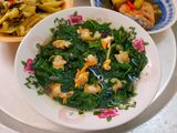 Canh rau ngót nấu nghêu