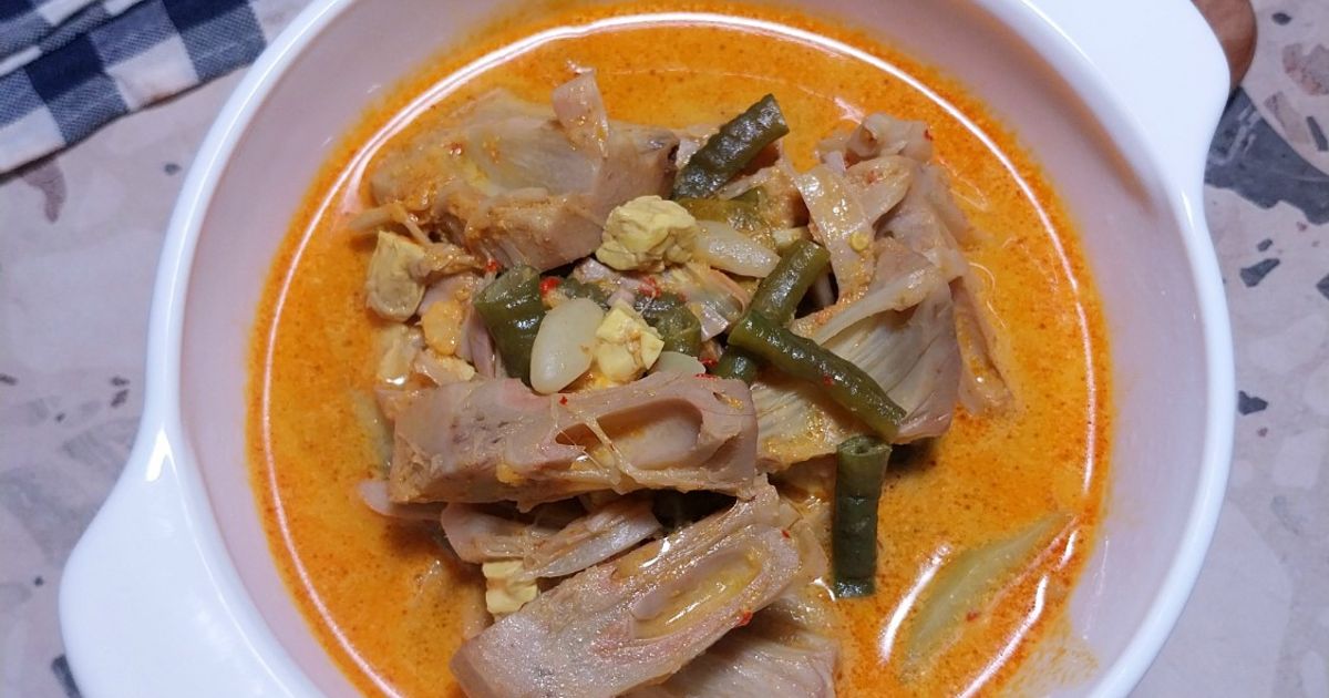 Lodeh Tewel Kacang Panjang