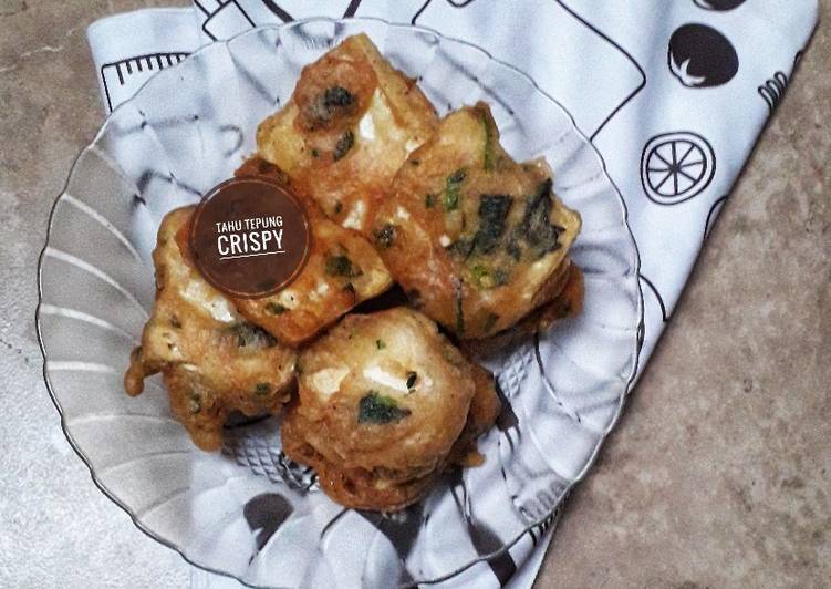 Tahu tepung crispy