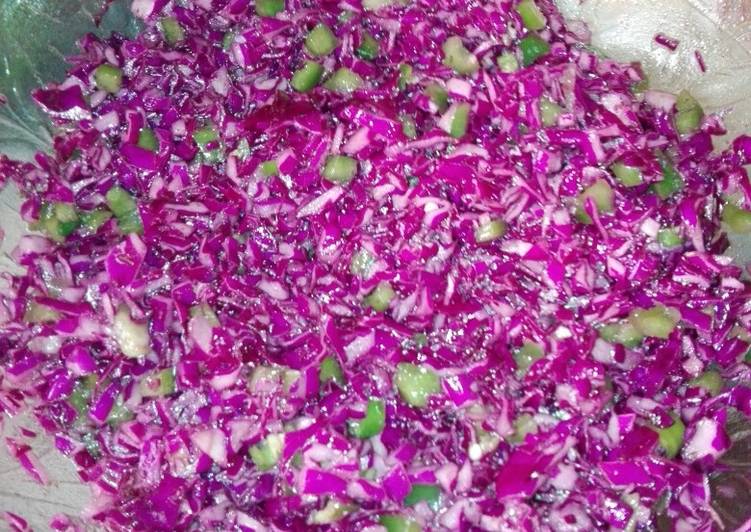 Easiest Way to Make Perfect Red cabbage salad