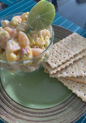 Una foto de Ceviche de camarones