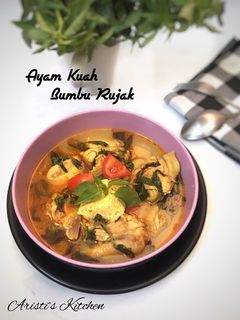 Foto resep Ayam Kuah Bumbu Rujak