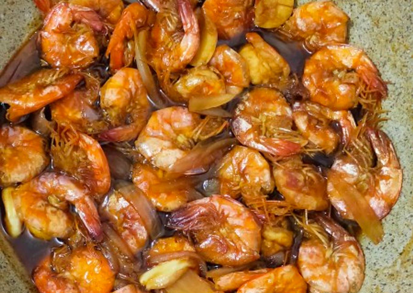 Udang saus Inggris