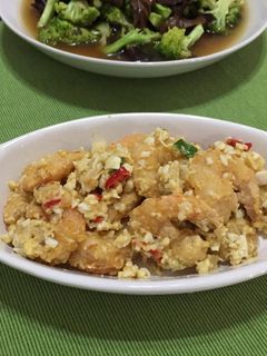 Foto resep Udang Goreng Tepung Saus Telur Asin (made easy ✌)