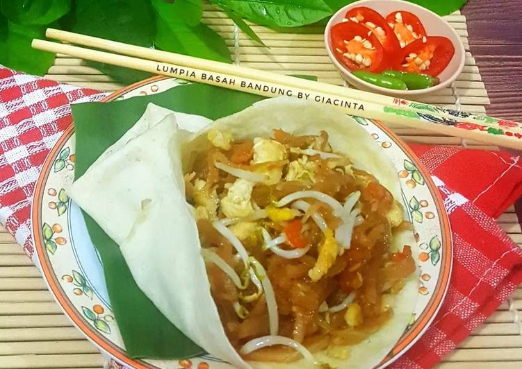 Lumpiah Basah jajanan Bandung