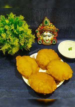 A picture of Rajgira Ki Poori.