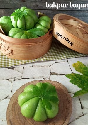 Foto resep Bakpao Bayam