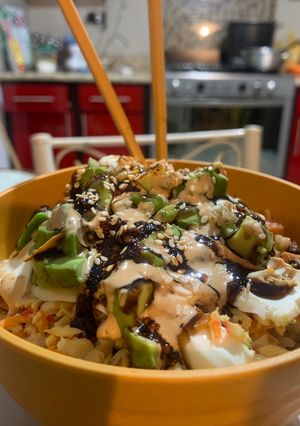 Una foto de Arroz chino