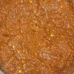 Red chilli Chutney A picture of Red chilli Chutney.