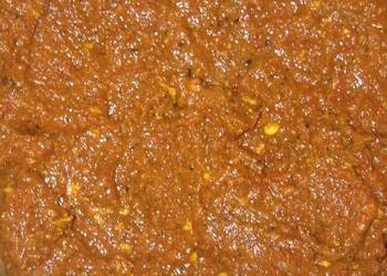 Easy Fast Cooking Red chilli Chutney Savory Delicious
