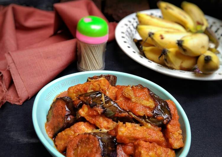 Terong Tempe Bumbu Merah