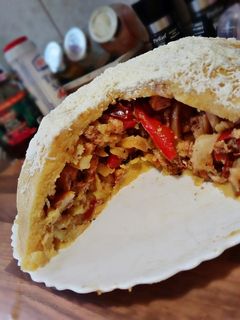 O poză a rețetei Mamaliga cu de toate🍽 Salveaz-o pentru mai tarziu!.