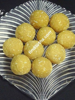 புல்லன்கை உருண்டை / kallunde / லட்டு செய்முறை முக்கிய புகைப்படம்