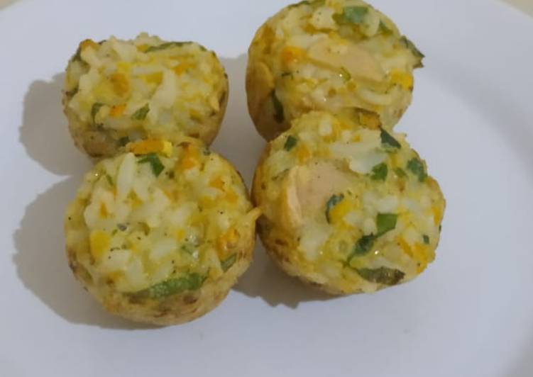 Bola-bola nasi panggang