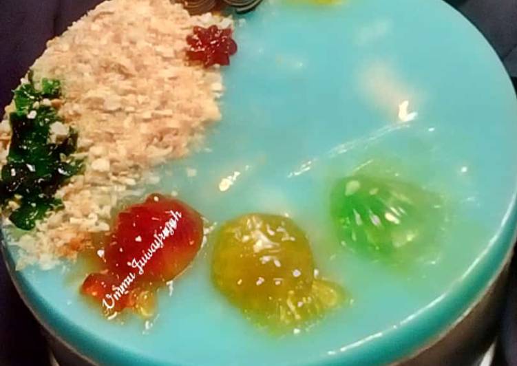 Resep Blue Ocean Jelly, Enak