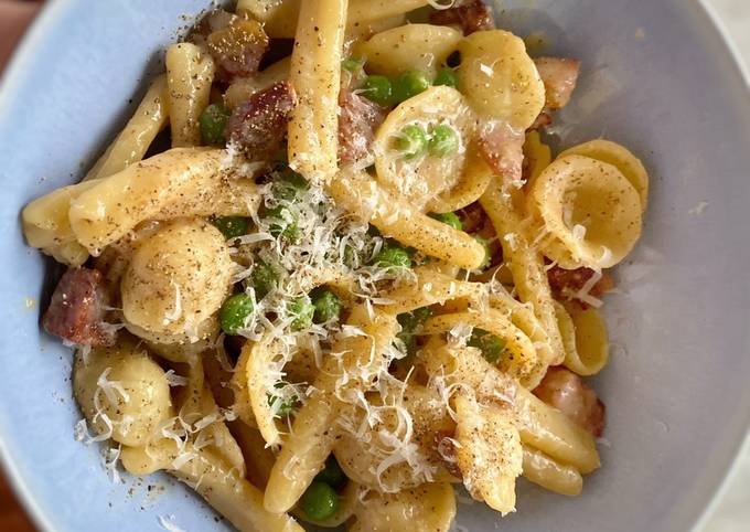 Steps to Prepare Ultimate Orecchiette Carbonara