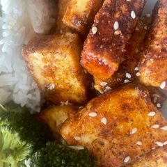 A picture of Crispy Tofu - Oven Baked 🌶️.