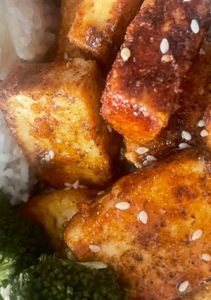 A picture of Crispy Tofu - Oven Baked 🌶️.