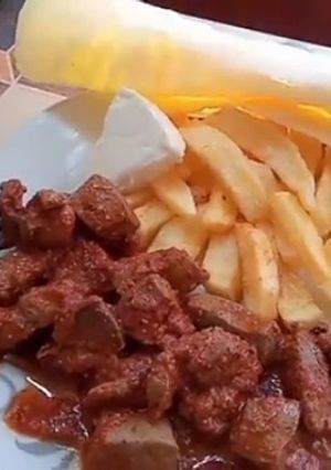 صورة لوصفة كبدة مشرملة حارة