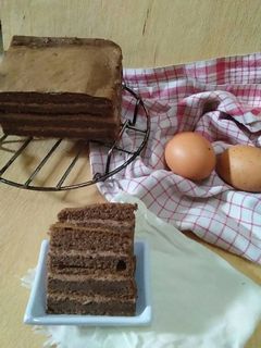 Foto resep Cake Coklat Lapis Mocha