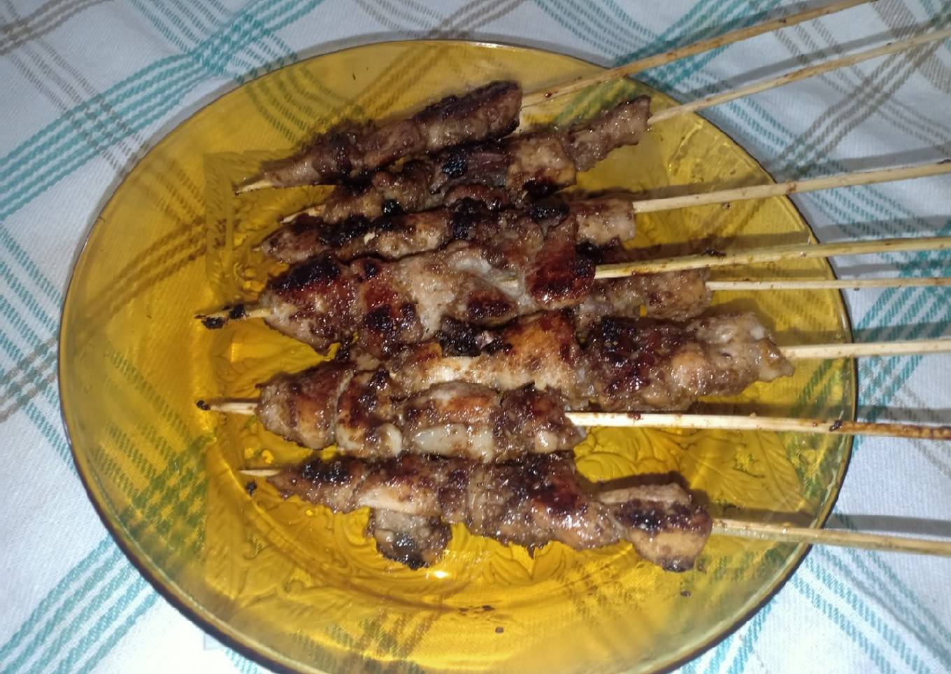 Sate Ayam Panggang Teflon Simpel
