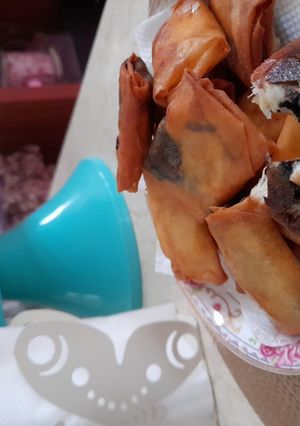 Foto resep Lumpia mini isi pisang, coklat dan keju renyah dan lumer